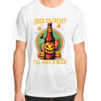 Halloween Beer Drinker Trick Or Treat Spooky Alcoholic Adult ChromaSoft Performance T-Shirt