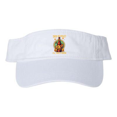Halloween Beer Drinker Trick Or Treat Spooky Alcoholic Visor