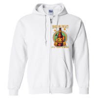 Halloween Beer Drinker Trick Or Treat Spooky Alcoholic Full Zip Hoodie