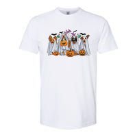 Halloween Boo Dogs Ghost Pumpkins Spooky Dog Lover Outfit Softstyle CVC T-Shirt