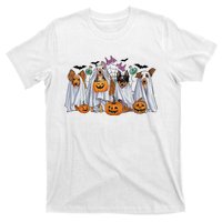 Halloween Boo Dogs Ghost Pumpkins Spooky Dog Lover Outfit T-Shirt