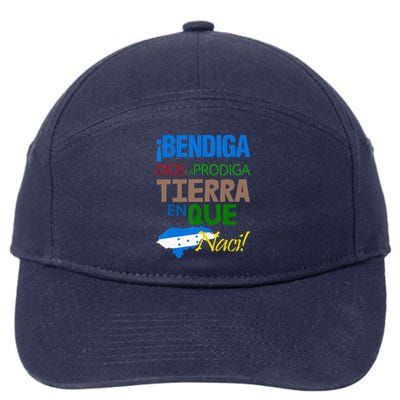 Honduras Bendiga Dios 7-Panel Snapback Hat