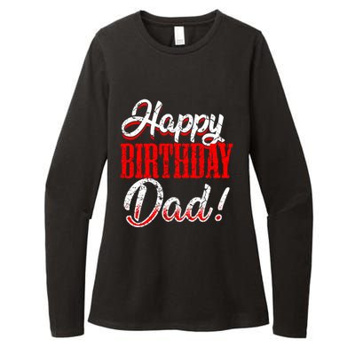 Happy Birthday Daddy Papa FatherS Day Gift Womens CVC Long Sleeve Shirt