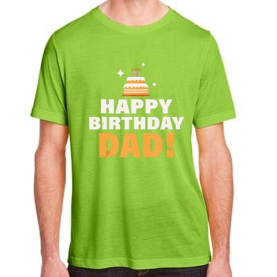 Happy Birthday Dad BDay Papa Birthday Dad Tank Top Adult ChromaSoft Performance T-Shirt