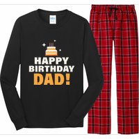 Happy Birthday Dad BDay Papa Birthday Dad Tank Top Long Sleeve Pajama Set