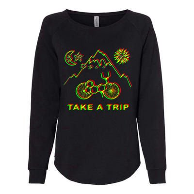 Hofmann Bicycle Da Take A Trip Womens California Wash Sweatshirt