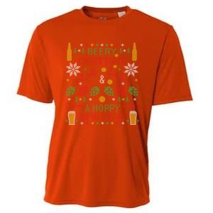 Hoppy Beer Er Ipa Ugly Christmas Party Ing Great Gift Cooling Performance Crew T-Shirt