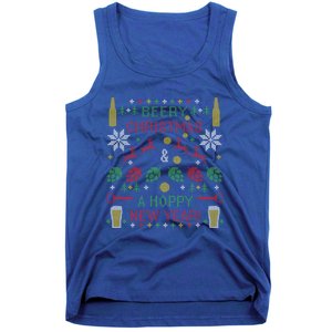 Hoppy Beer Er Ipa Ugly Christmas Party Ing Great Gift Tank Top