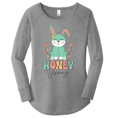 Honey Bunny Easter Bunny Retro Women's Perfect Tri Tunic Long Sleeve Shirt