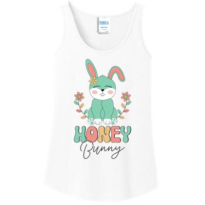 Honey Bunny Easter Bunny Retro Ladies Essential Tank