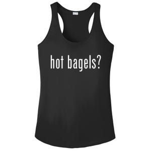 Hot Bagels Everything Bagel Lover Baker Lox And Cream Cheese Meaningful Gift Ladies PosiCharge Competitor Racerback Tank