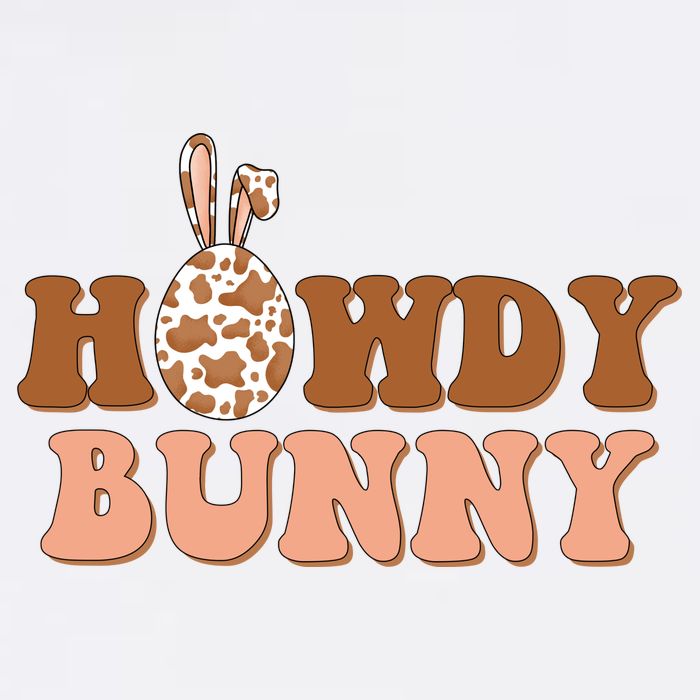 Howdy Bunny Easter Holiday Sustainable Bucket Hat