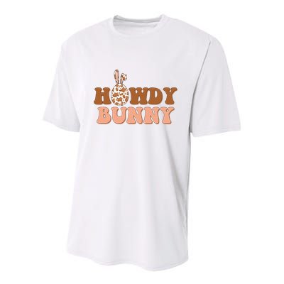 Howdy Bunny Easter Holiday Youth Performance Sprint T-Shirt