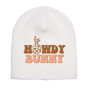 Howdy Bunny Easter Holiday Short Acrylic Beanie