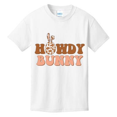Howdy Bunny Easter Holiday Kids T-Shirt