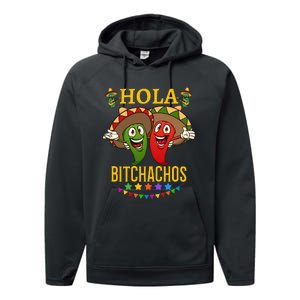 Hola Bitchachos Essential Performance Fleece Hoodie