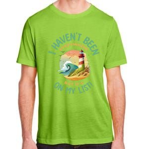 HavenT Been Everywhere But It’S On My List Travel Adventure Gift Adult ChromaSoft Performance T-Shirt