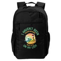 HavenT Been Everywhere But It’S On My List Travel Adventure Gift Backpack