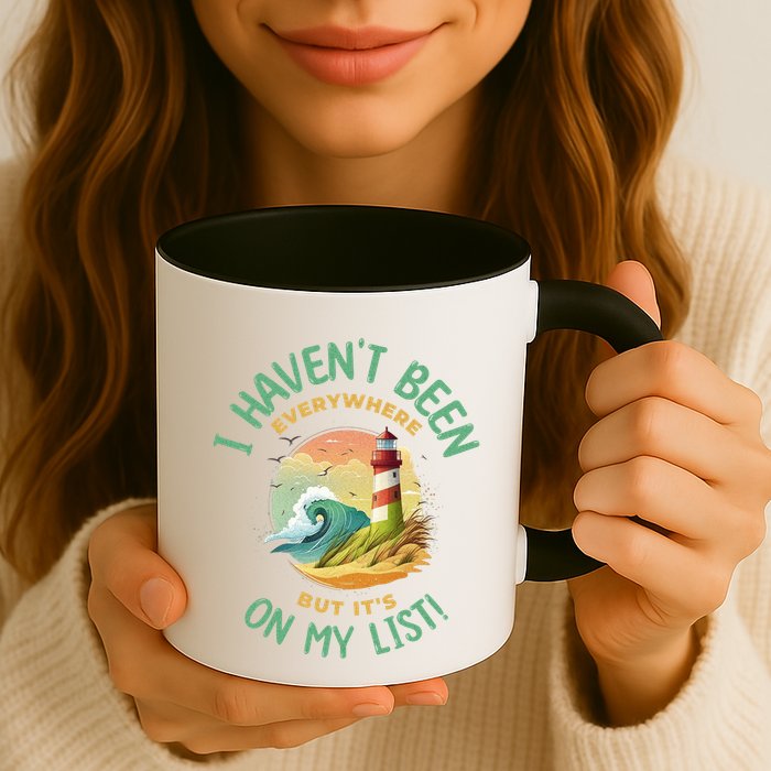 HavenT Been Everywhere But It’S On My List Travel Adventure Gift Mug