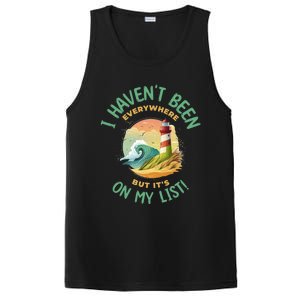 HavenT Been Everywhere But It’S On My List Travel Adventure Gift PosiCharge Competitor Tank