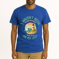 HavenT Been Everywhere But It’S On My List Travel Adventure Gift Tall T-Shirt