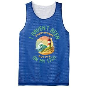 HavenT Been Everywhere But It’S On My List Travel Adventure Gift Mesh Reversible Basketball Jersey Tank