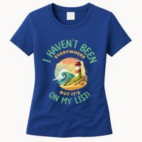HavenT Been Everywhere But It’S On My List Travel Adventure Gift Womens T-Shirt