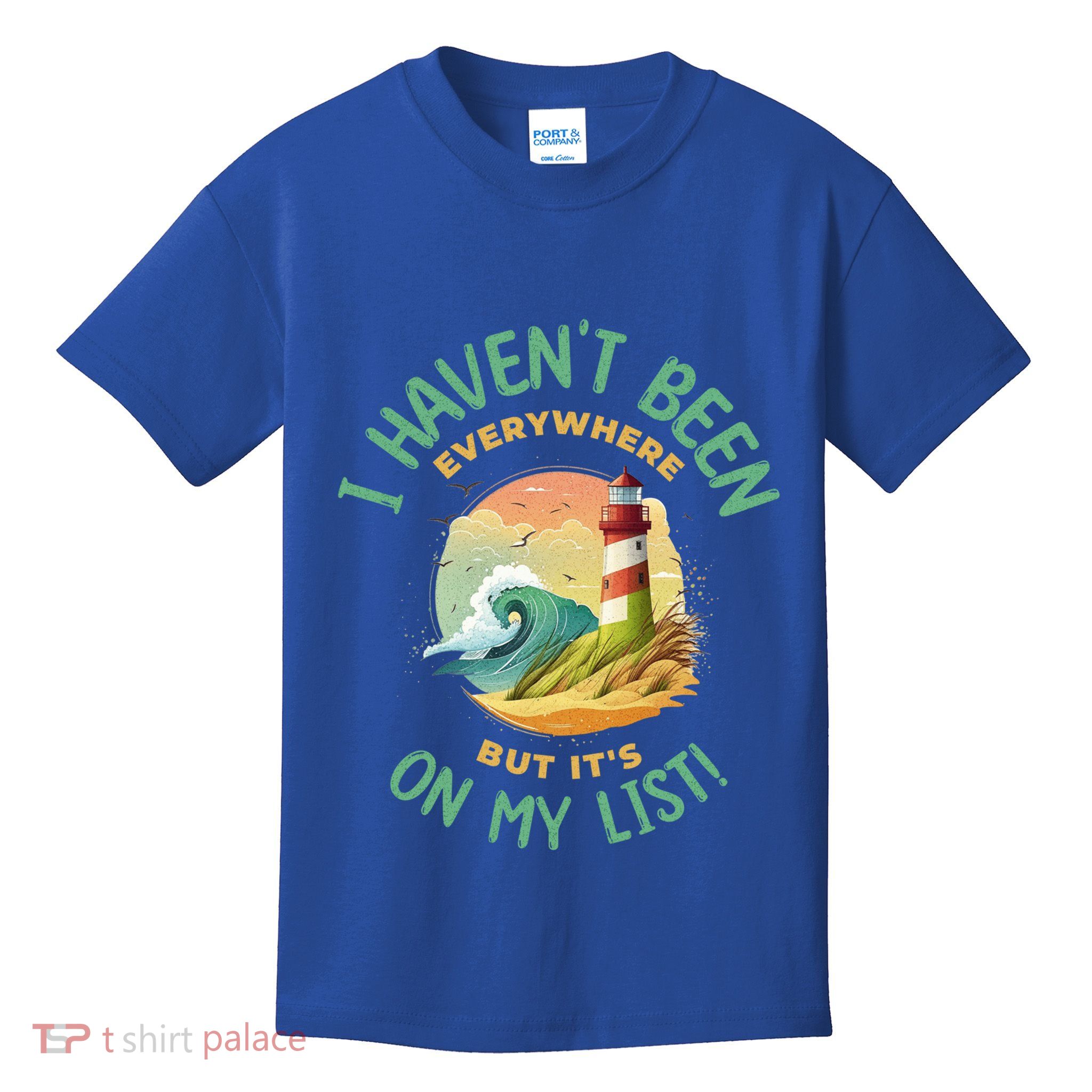 HavenT Been Everywhere But It’S On My List Travel Adventure Gift Kids T-Shirt