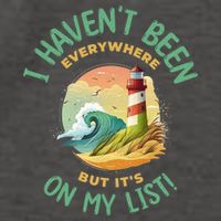 HavenT Been Everywhere But It’S On My List Travel Adventure Gift Vector Backpack