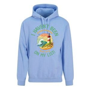 HavenT Been Everywhere But It’S On My List Travel Adventure Gift Unisex Surf Hoodie