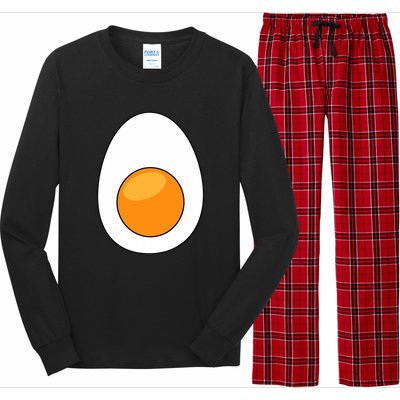 Hard Boiled Egg Funny Halloween Costume For Food Lovers Gift Long Sleeve Pajama Set