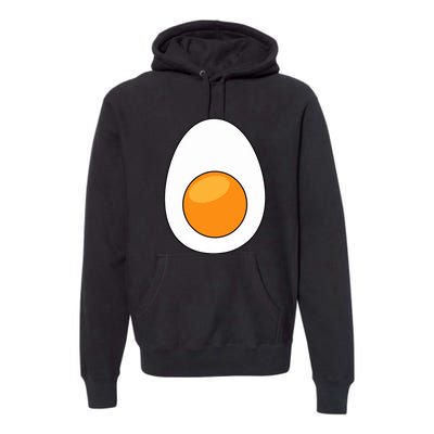 Hard Boiled Egg Funny Halloween Costume For Food Lovers Gift Premium Hoodie