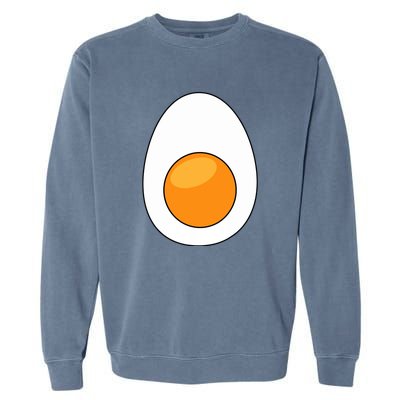 Hard Boiled Egg Funny Halloween Costume For Food Lovers Gift Garment-Dyed Sweatshirt