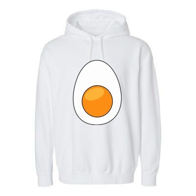 Hard Boiled Egg Funny Halloween Costume For Food Lovers Gift Garment-Dyed Fleece Hoodie