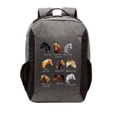 Horse Breeds Equestrian Horseback Riding Gift Vector Backpack