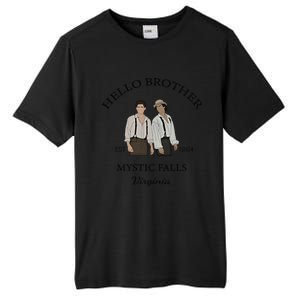 Hello Brother Est 1864 Mystic Falls Virginia Salvatore Tall Fusion ChromaSoft Performance T-Shirt