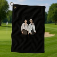 Hello Brother Est 1864 Mystic Falls Virginia Salvatore Golf Towel