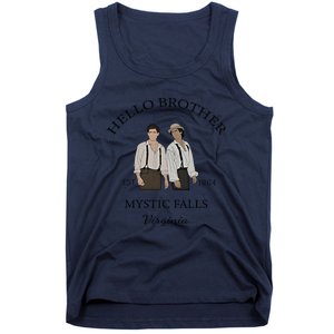 Hello Brother Est 1864 Mystic Falls Virginia Salvatore Tank Top