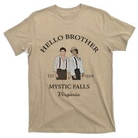 Hello Brother Est 1864 Mystic Falls Virginia Salvatore T-Shirt