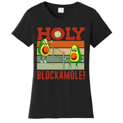 Holy Blockamole Funny Volleyball Match Block Avocado Women's T-Shirt