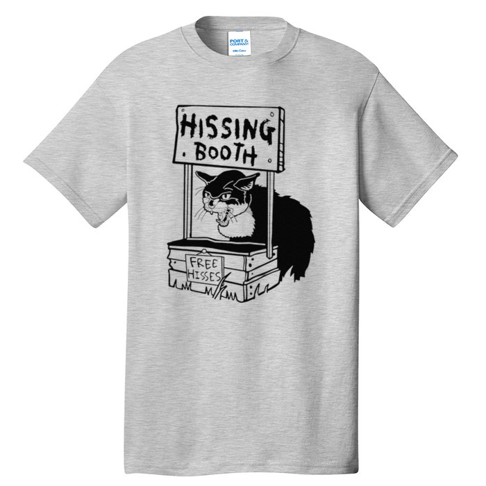 Hissing Booth Funny Cta Kitten Meow Tall T-Shirt