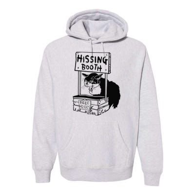 Hissing Booth Funny Cta Kitten Meow Premium Hoodie