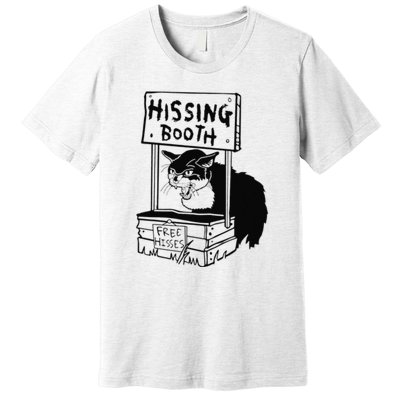 Hissing Booth Funny Cta Kitten Meow Premium T-Shirt