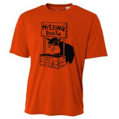 Hissing Booth Funny Cta Kitten Meow Cooling Performance Crew T-Shirt