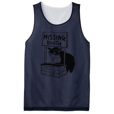 Hissing Booth Funny Cta Kitten Meow Mesh Reversible Basketball Jersey Tank