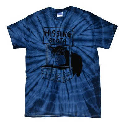 Hissing Booth Funny Cta Kitten Meow Tie-Dye T-Shirt