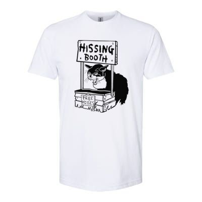 Hissing Booth Funny Cta Kitten Meow Softstyle CVC T-Shirt