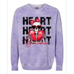 Heart Breaker Funny Couple Cute Matching Couple Colorblast Crewneck Sweatshirt