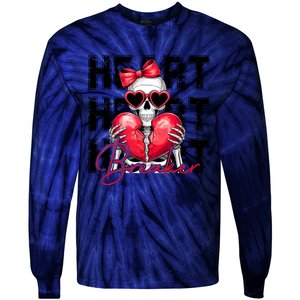 Heart Breaker Funny Couple Cute Matching Couple Tie-Dye Long Sleeve Shirt