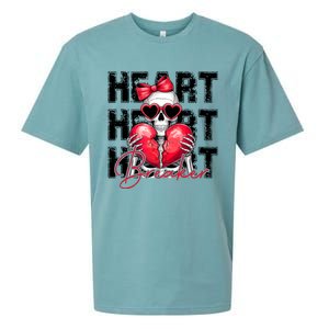 Heart Breaker Funny Couple Cute Matching Couple Sueded Cloud Jersey T-Shirt